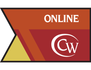 The College of Westchester Online logo.